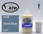 Preview: Audi, Dove Blue, L31: 20ml Lackstift, von ATW Autoteile West.